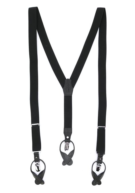 Black adjustable braces Yohji yamamoto - men